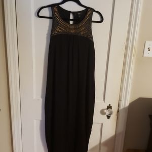 3 for $15 Closet Clear Out Sale - Woman's XL beaded jersey black dress